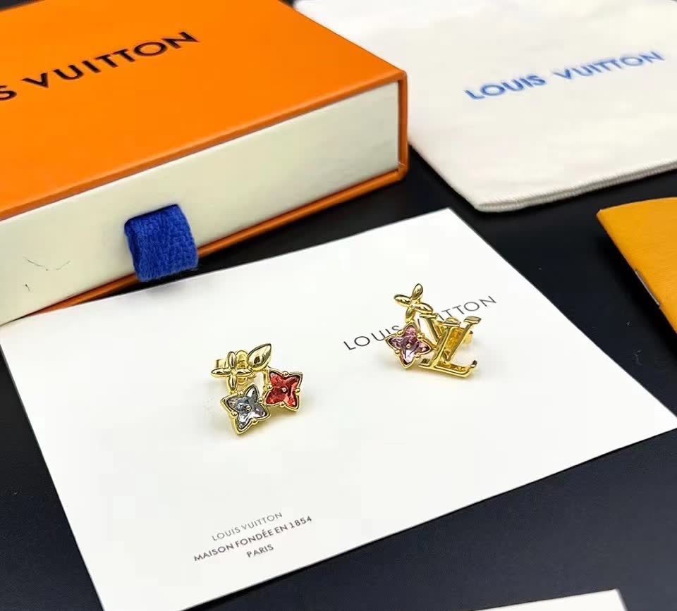 Louis Vuitton Monogram Flower Earrings